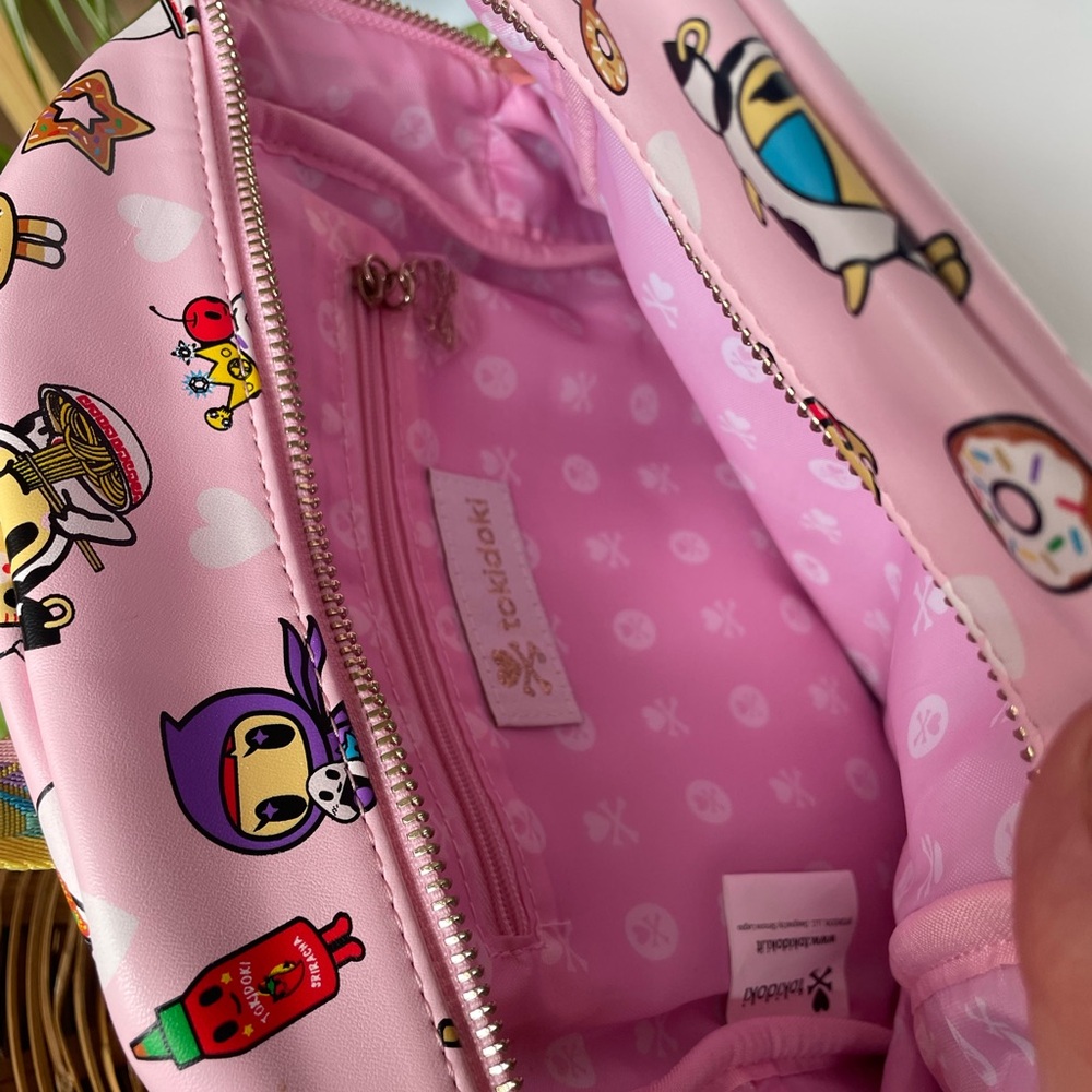 Tokidoki Ramen Mini Backpack with Rainbow Straps - Picture 3 of 4